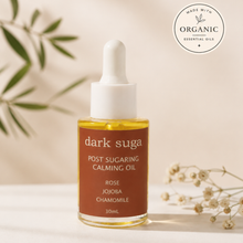 Load image into Gallery viewer, Post Sugaring Waxing Calming Oil. Post Sugaring Waxing Calming Oil. Instantly soothes and calms inflamed skin 100% natural ingredients Enriched with vitamin E to deeply moisturize skin Boosts collagen production Helps protect skin against sun damage Reduces, skin redness. Multi use body and face oil
