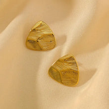 Load image into Gallery viewer, Geometric Gold Stud Earrings
