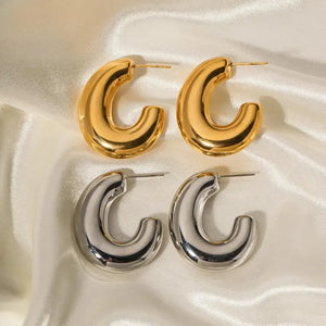 Chunky Hoop Earrings (1pc)